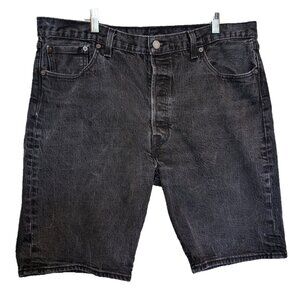 Levi's 501 Black Denim Shorts Men's Size 40
